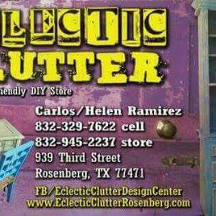 Eclectic Clutter | 3425 Rychlik Dr Unit 2, Rosenberg, TX 77471 | Phone: (281) 736-9944