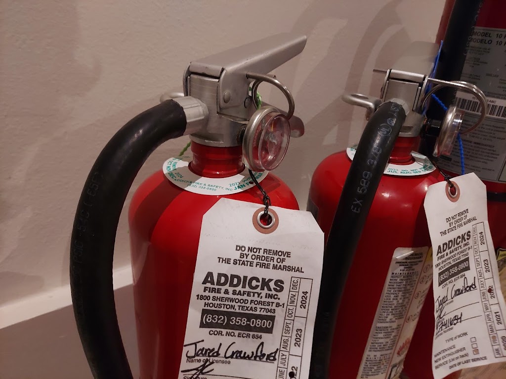 Addicks Fire & Safety Inc | 1800 Sherwood Forest St # B1, Houston, TX 77043 | Phone: (832) 358-0800