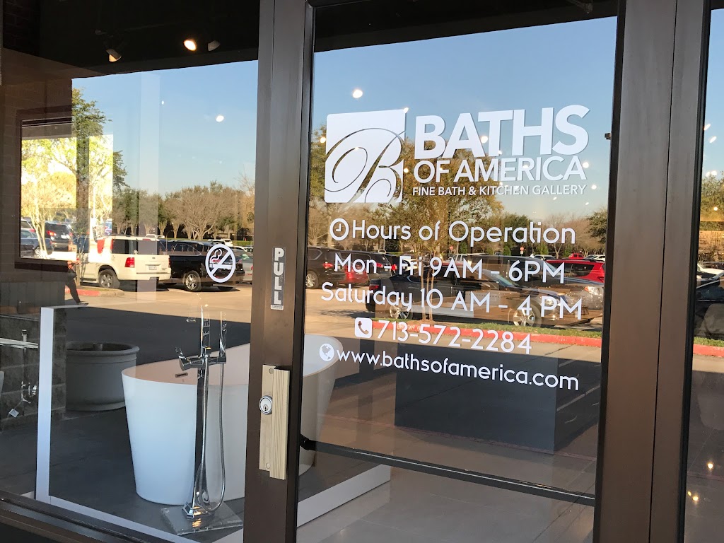 Baths of America | Fine Bath & Kitchen Gallery | 15345 Southwest Fwy, Sugar Land, TX 77478 | Phone: (713) 572-2284