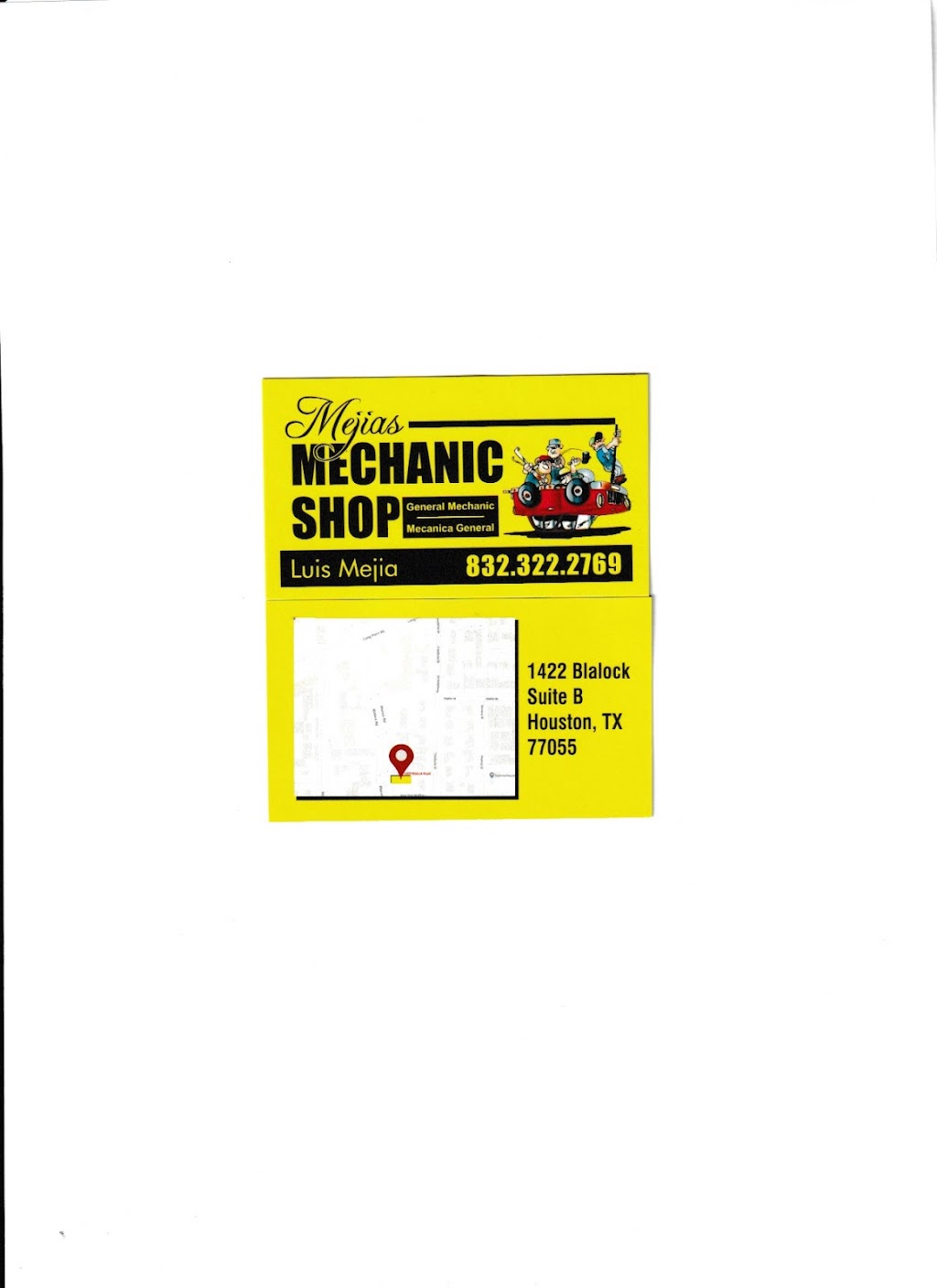 Mejias Mechanic Shop | 1422 Blalock Rd, Houston, TX 77055 | Phone: (832) 322-2769