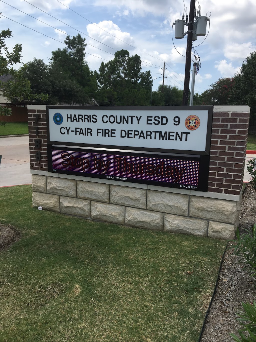 Cy-Fair Fire Department - Station 9 | 7188 Cherry Park Dr rd, Houston, TX 77095 | Phone: (281) 345-8218