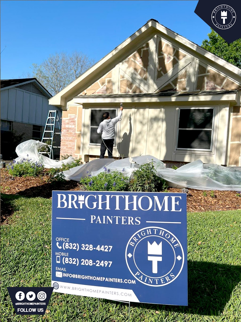 BrightHome Painters | 3403 Hinton Blvd, Houston, TX 77022 | Phone: (832) 328-4427