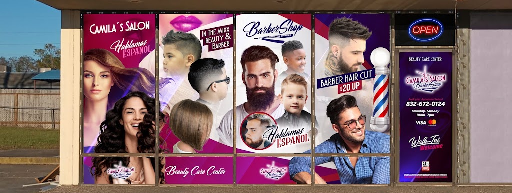 Camilas Salon and Barber Shop | 10300 Bammel North Houston Rd Suite A, Houston, TX 77086 | Phone: (832) 672-0124