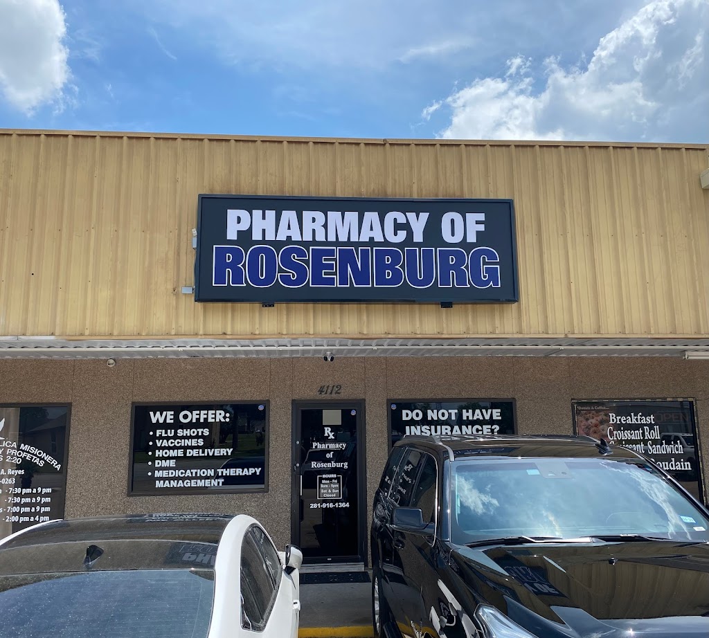 Pharmacy Of Rosenburg | 4112 Avenue I, Rosenberg, TX 77471 | Phone: (281) 762-0365