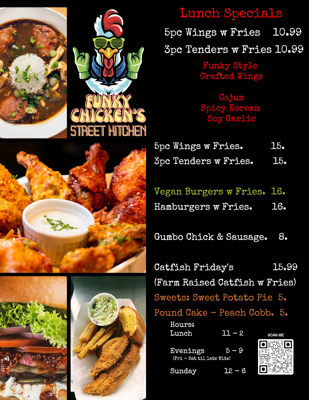 Funky Chickens Street Kitchen & Catering (Food Truck) | 10448 Katy-Gaston Rd, Katy, TX 77494 | Phone: (281) 939-7559